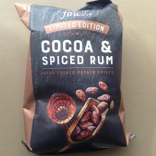 Tesco Finest Cocoa & Spiced Rum Crisps