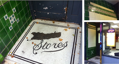 Ideas about a tiled doorway at 265 Caledonian Road, N1