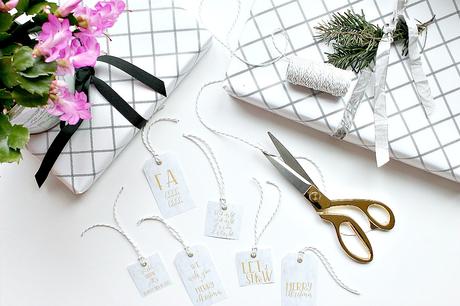 Marble and Gold Gift Tags