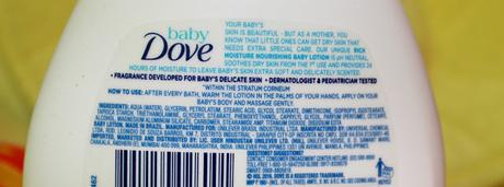 BABY DOVE RICH MOISTURE BABY LOTION REVIEW