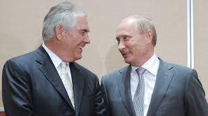 Tillerson with the new top dog