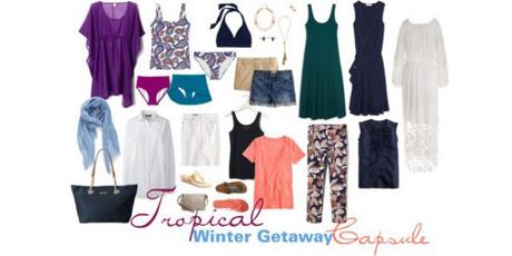 Tropical Winter Getaway Wardrobe Capsule