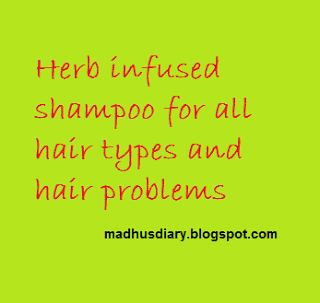 herb infused shampoo