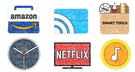 Sketchy – Icon Pack v1.43 APK Sketchy – Icon Pack v1.43 APK