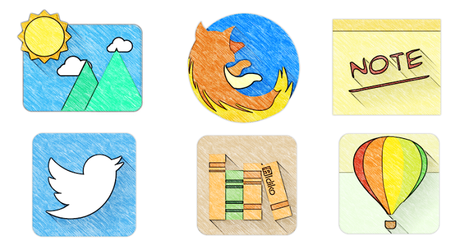 Sketchy – Icon Pack v1.43 APK Sketchy – Icon Pack v1.43 APK