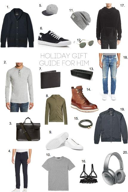 Holiday gift guide for him