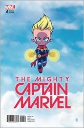 The Mighty Captain Marvel #1 Cover - Young Variant