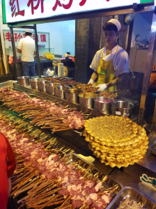Lamb kebabs, a local specialty
