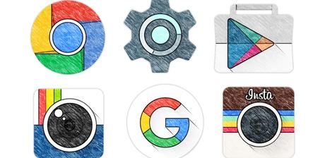 Sketchy – Icon Pack v1.44 APK Sketchy – Icon Pack v1.44 APK