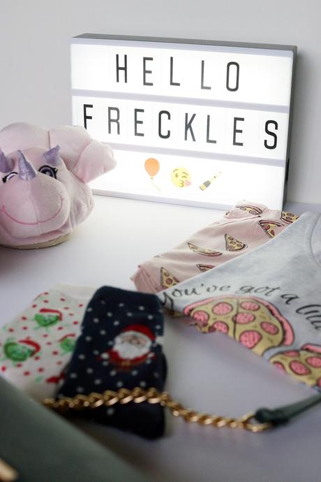 Hello Freckles Christmas Gifts with New Look Festive