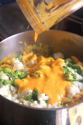 Broccoli and Cauliflower Vegan Mac and Cheese