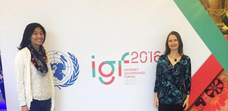 Maiko Nakagaki with Anna Kompanek at IGF. 