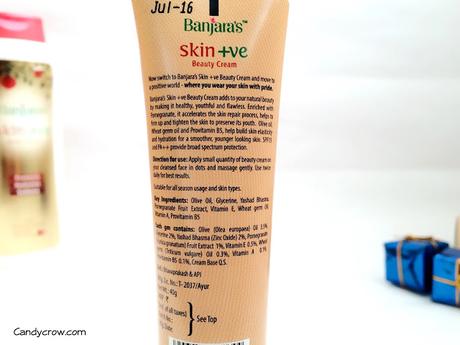 Banjara's Skin +ve Beauty Cream Review