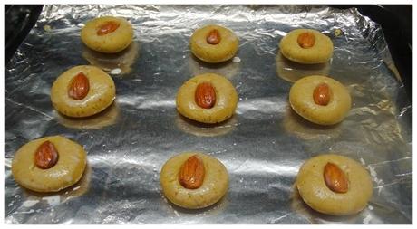 Egg less whole wheat almond cookies recipe (Step by step with photo)
