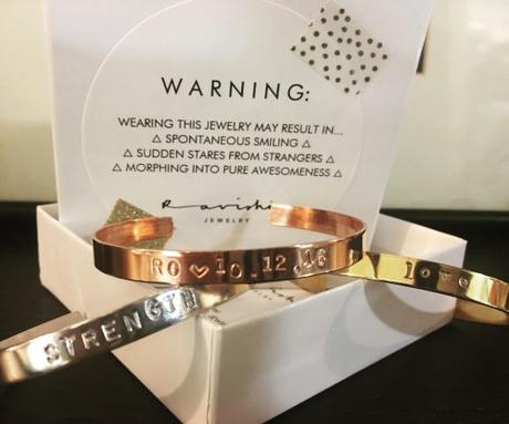 Editor Fave: Ravishing Jewelry Custom Hand Stamped Skinny Cuff Custom Hand Stamped Skinny Cuff from Ravishing Jewelry