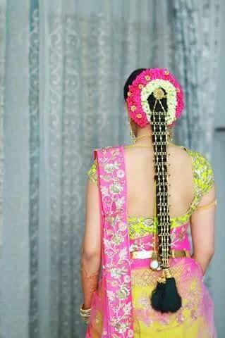 Best Hairstyles Tamil Wedding, hairstyle jadai, veni