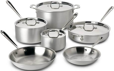 All Clad Master Chef 2 700508 Stainless Steel Cookware Set Review