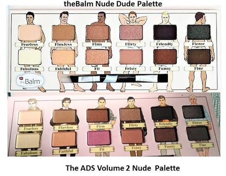 theBalm Nude Dude Palette Dupe:The ADS Balm Volume 2 Nude Palette Review, Swatches and Availablility