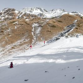 Skiing at the time of global warming