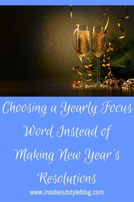 New Years Resolution Alternative - choose a word to make your yearly focus