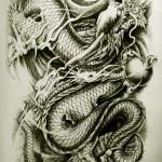 Oriental Dragon Tattoo Style 24 150x150 Awesome But Weird Oriental Dragon Tattoo Designs