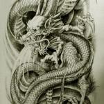 Oriental Dragon Tattoo Style 17 150x150 Awesome But Weird Oriental Dragon Tattoo Designs