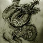Oriental Dragon Tattoo Style 3 150x150 Awesome But Weird Oriental Dragon Tattoo Designs