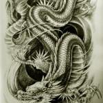 Oriental Dragon Tattoo Style 15 150x150 Awesome But Weird Oriental Dragon Tattoo Designs