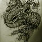 Oriental Dragon Tattoo Style 4 150x150 Awesome But Weird Oriental Dragon Tattoo Designs