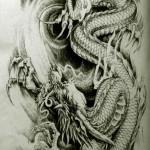 Oriental Dragon Tattoo Style 27 150x150 Awesome But Weird Oriental Dragon Tattoo Designs