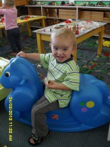 Featherston Playcentre pic of Rockin Horse for This Mum Rocks