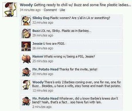 Toy Story Facebook Chat Toy Story Tattoo and the Funny Facebook Chat