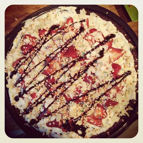 Spring on St. Patrick's Day Dresser pizza