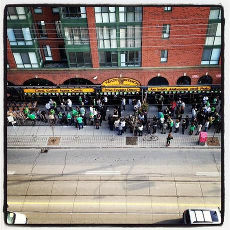 Spring on St. Patrick's Day Pub