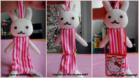 Spread L-o-v-e #3: A bunny long doll bag for Easter!