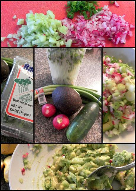 Garden Guacamole collage Garden Guacamole collage