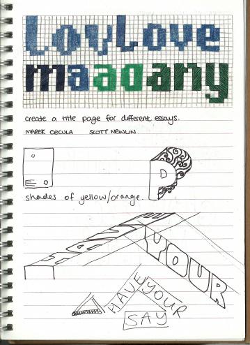 Type Sketchbook Daisy Hill: Designer fonts.