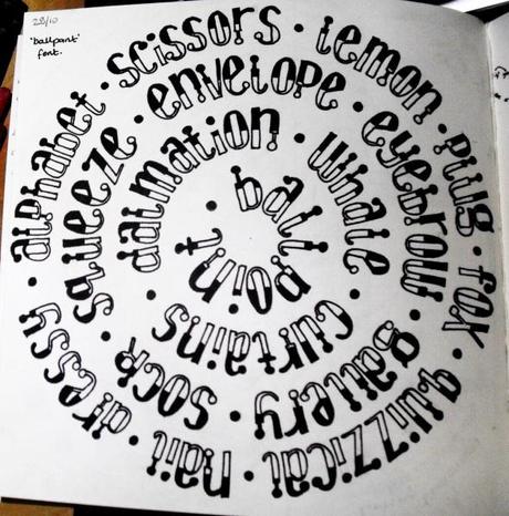 Type Sketchbook Daisy Hill: Designer fonts.