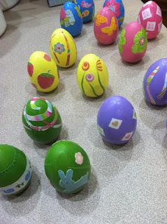 Decoupage Easter Eggs