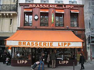 Learn French Language for a journey: Brasserie Lipp