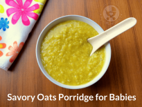 Savory Oats Porridge for Babies