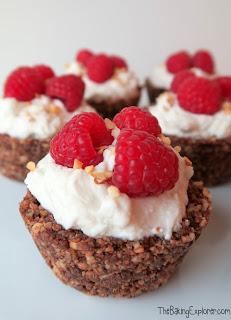 Raspberry & Coconut Tarts (Vegan)