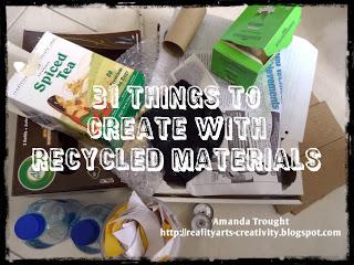 31 Things to Create with Recycled Materials - Ultimate Blog Challenge - Day 1 & 2