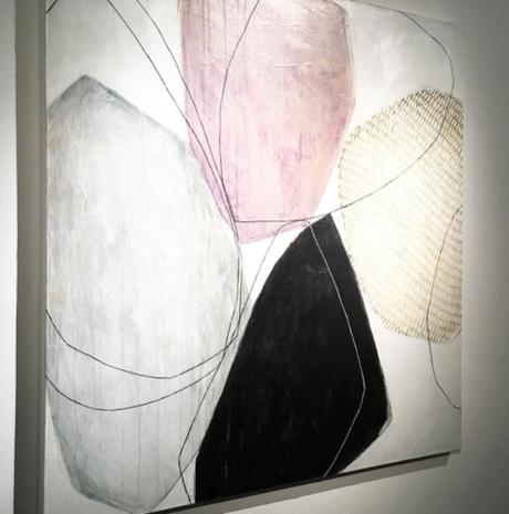 Abstract Painting By Karine Leger At Lanoue Gallery