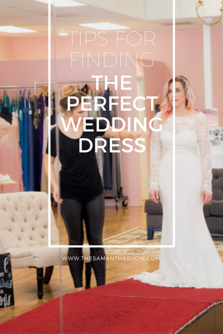 Tips for finding the perfect wedding dress