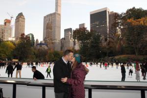 Rafael’s Marriage Proposal to Becca at the Wollman Rink in Central Park