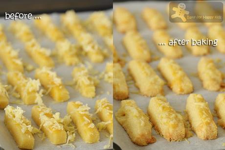 Kastengels / Indonesian Cheese Cookies - An Auspicious Cookie that looks like a little Gold Bar!