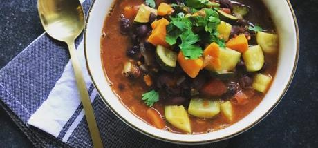 International Recipe: Vegan Mexican Black Bean Soup