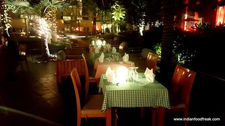 K3 Al Fresco, JW Marriott, New Delhi: A Place for Romantic Evening