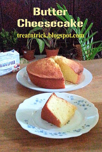 Butter Cheesecake Recipe @ treatntrick.blogspot.com